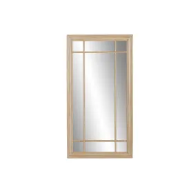 Sieninis veidrodis Home ESPRIT Natūralus Langas Atskirtas 68 x 4 x 128 cm
