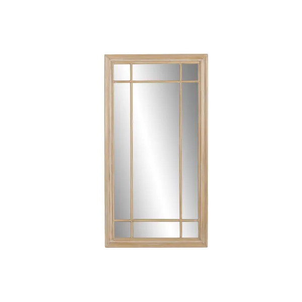 Настенное зеркало Home ESPRIT Натуральный Окно Маринованный 68 x 4 x 128 cm