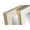 Vapaasti seisova peili Home ESPRIT Valkoinen Ruskea Beige Harmaa Kristalli polystyreeni 35,5 x 40 x 156 cm (4 osaa)