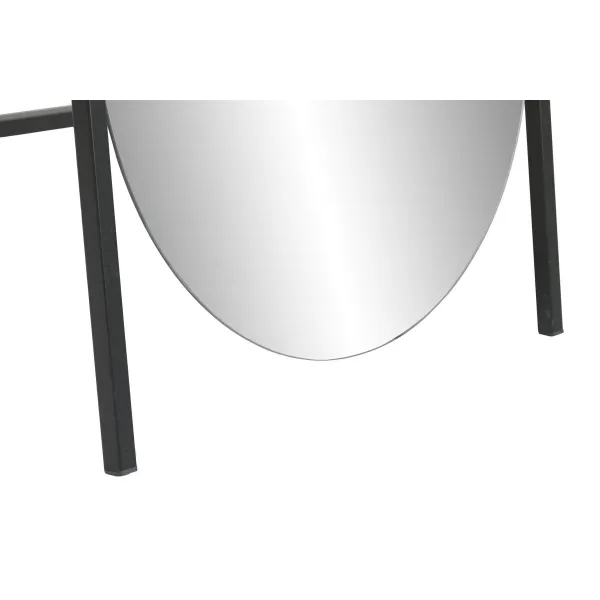Free standing mirror Home ESPRIT Black Crystal Iron