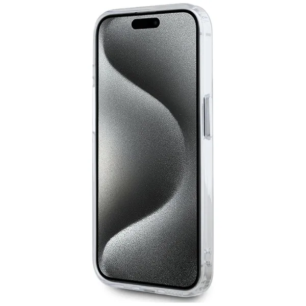 Karl Lagerfeld IML Metal Karl Head MagSafe - Case for iPhone 15 Pro Max (white)