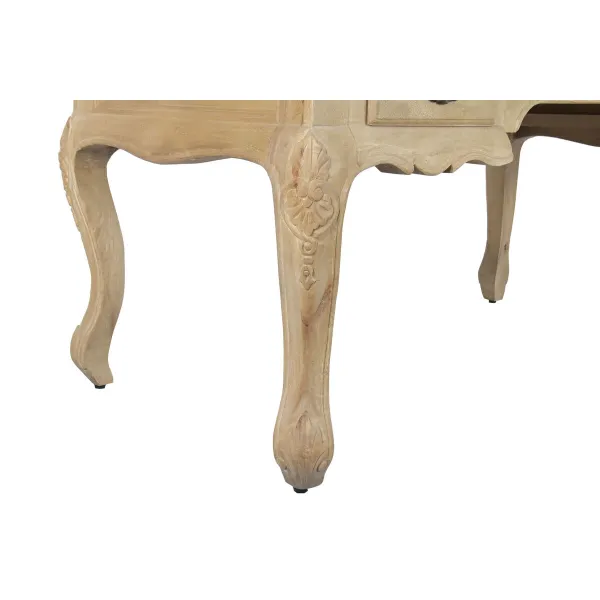 Desk Home ESPRIT White Natural Wood