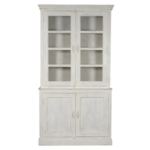 Display Stand Home ESPRIT White Mango wood 122 x 43 x 230 cm