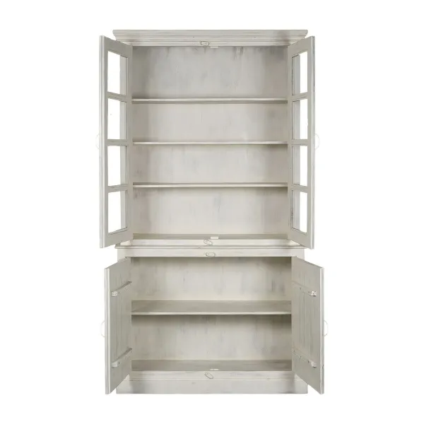 Дисплей-стенд Home ESPRIT Белый Древесина манго 122 x 43 x 230 cm