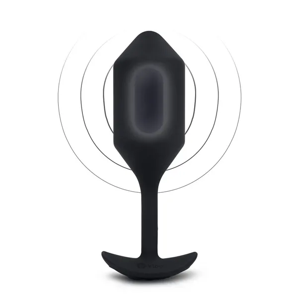 Snug XL Anal Plug B-Vibe Vibrating Black