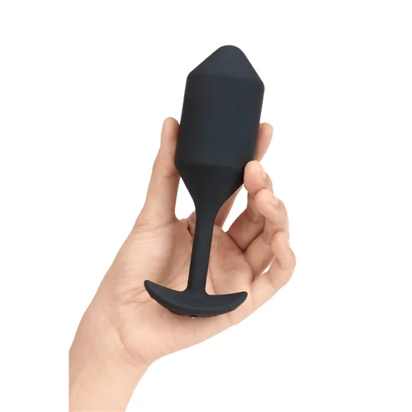 Snug XL Anal Plug B-Vibe Vibrating Black