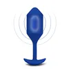 Snug XL Anal Plug B-Vibe Vibrating Blue