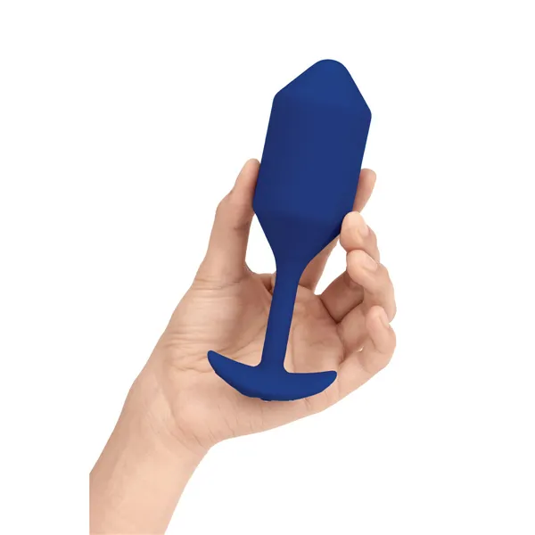 Snug XL Anal Plug B-Vibe Vibrating Blue