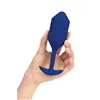 Snug XL Anal Plug B-Vibe Vibrating Blue