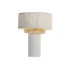 Stalinė lempa Home ESPRIT Balta Natūralus 50 W 220 V