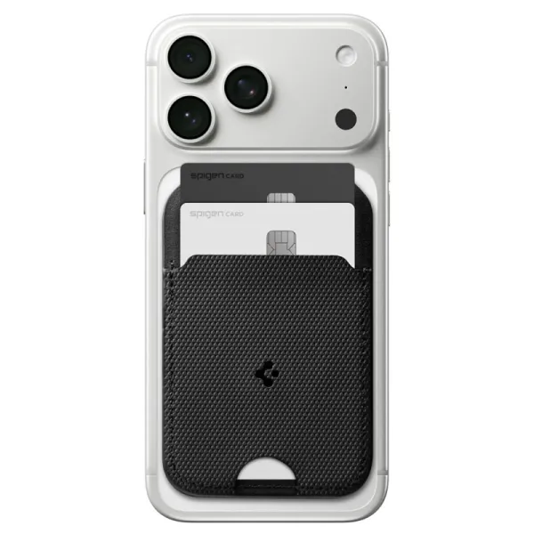 Spigen S314-2 Slim Fold Tripod MagSafe - Magnetic Wallet with Stand Function (Black)