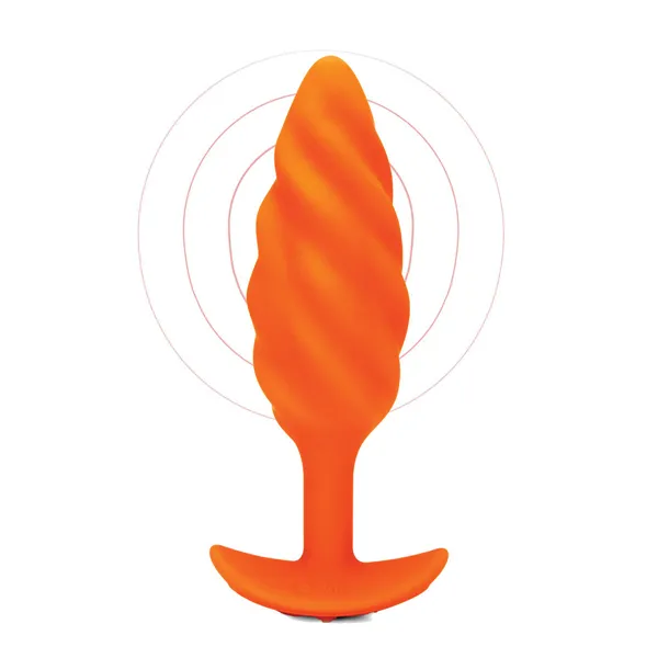 Vibrating Butt Plug B-Vibe Swirl Texture