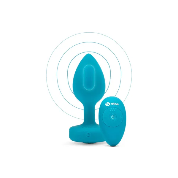 Anal plug B-Vibe Vibrating Jewel Blue S/M