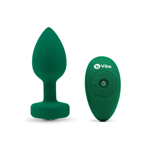 Anal plug B-Vibe Vibrating Jewel Green M/L