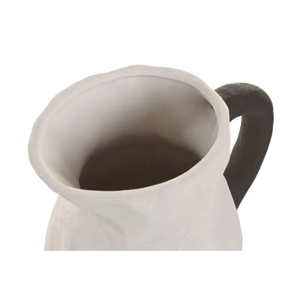 Vase Home ESPRIT White Grey Stoneware