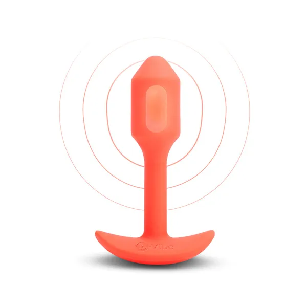 Anal plug B-Vibe Vibrating Snug Orange