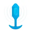 Anal plug B-Vibe Vibrating Snug 3 Blue (3,7 x 13,8 x 1 cm)