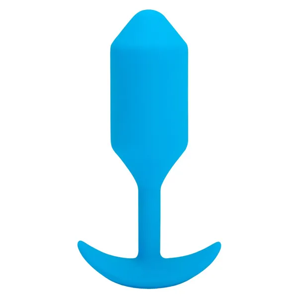 Anal plug B-Vibe Vibrating Snug 3 Blue (3,7 x 13,8 x 1 cm)