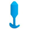 Anal plug B-Vibe Vibrating Snug 3 Blue (3,7 x 13,8 x 1 cm)