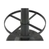 Stool Home ESPRIT Brown Black Leather Iron