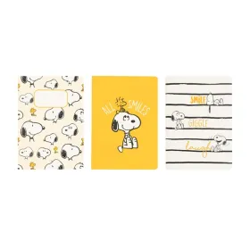 Snoopy - Set of A6 notebooks from the Lazy Days collection (3 pieces)