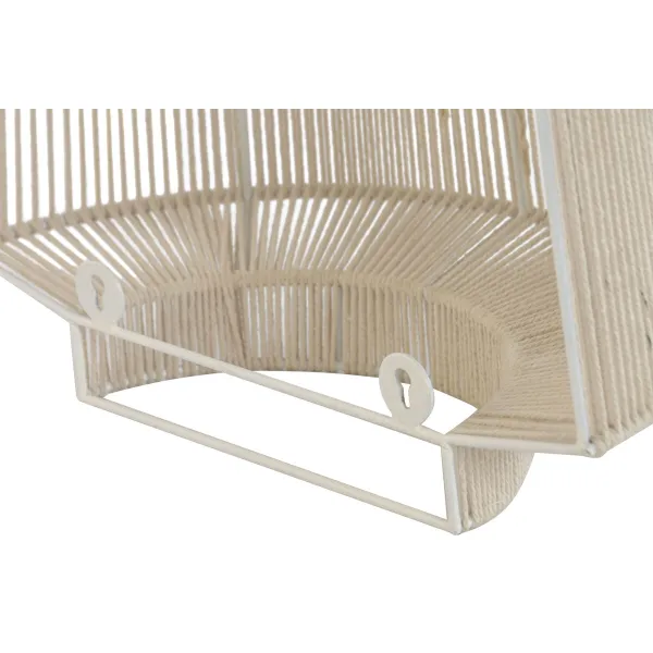 Sieninė lempa Home ESPRIT Ruda Rusvai gelsva 60 W Natūralus Miesto 220 V 34 X 18 X 55 CM