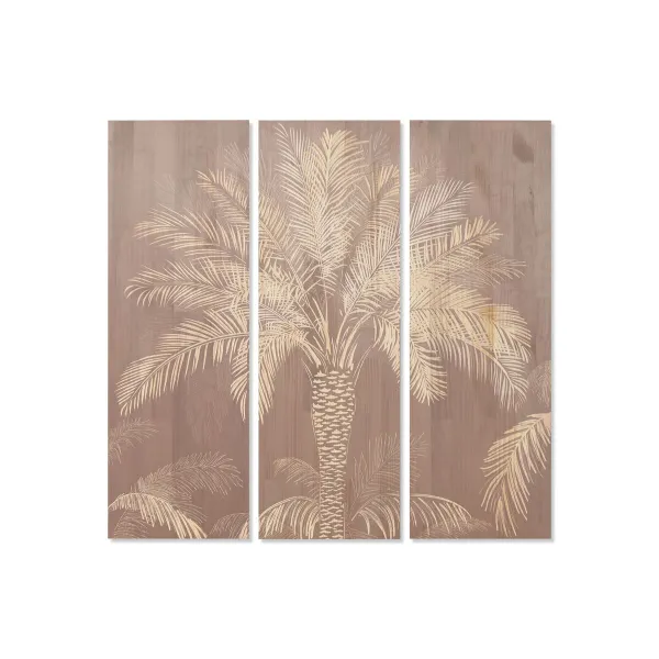 Картина Home ESPRIT Сосна 40 X 3,6 X 120 CM (3 Предметы)