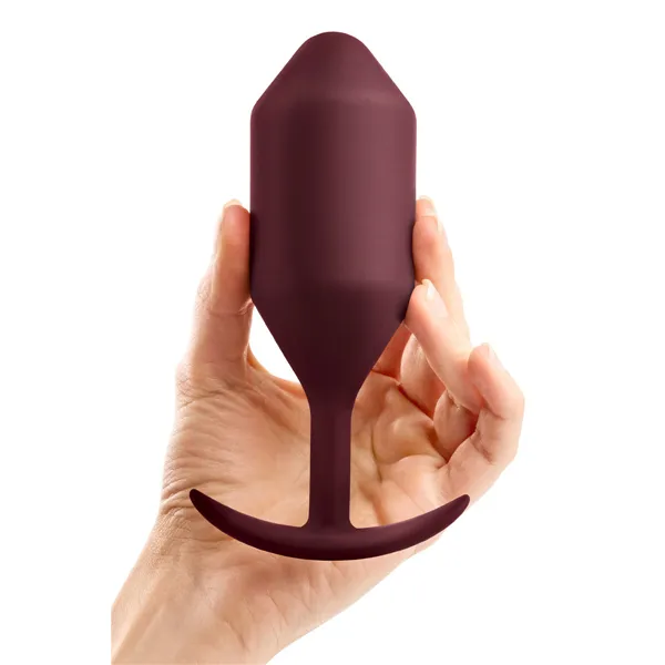 Vibrating Butt Plug B-Vibe 5 Maroon