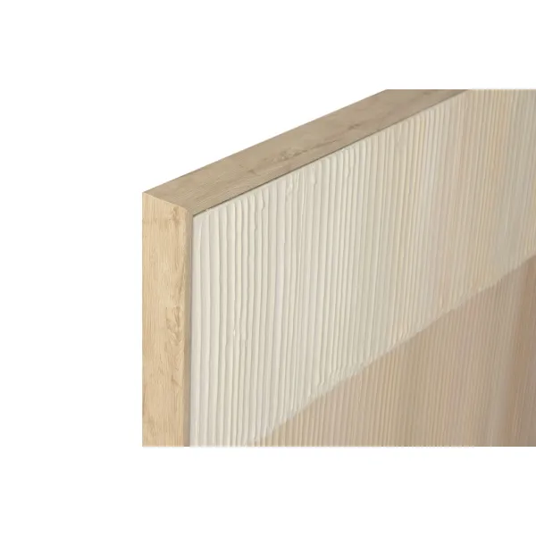 Kangas Home ESPRIT Valkoinen Beige Moderni Kaupunki 142,5 X 4,5 X 72,5 CM (2 osaa)
