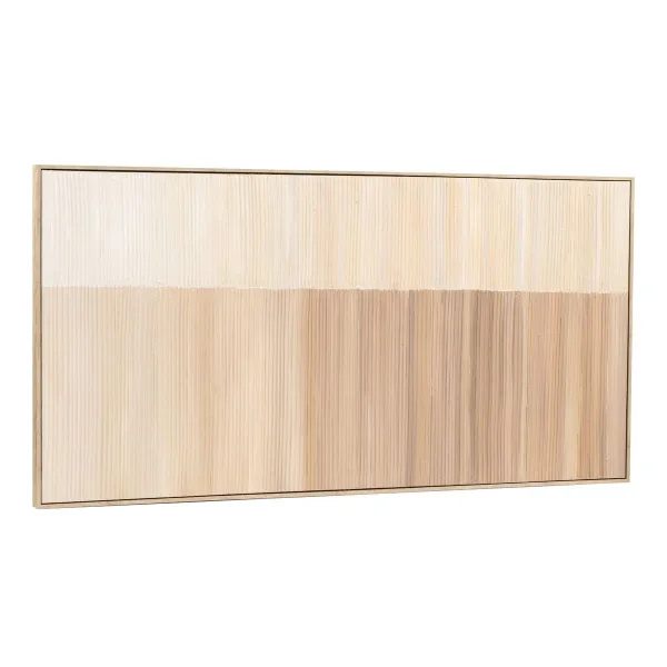 Drobė Home ESPRIT Balta Rusvai gelsva Šiuolaikiškas Miesto 142,5 X 4,5 X 72,5 CM (2 vnt.)