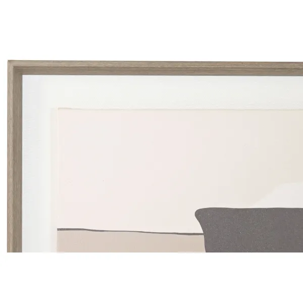 Полотно Home ESPRIT Белый Бежевый Абстракция город 100 x 4 x 50 cm (2 штук)