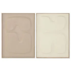 Полотно Home ESPRIT Коричневый Бежевый Абстракция Скандинавский 50 x 4,5 x 70 cm (2 штук)