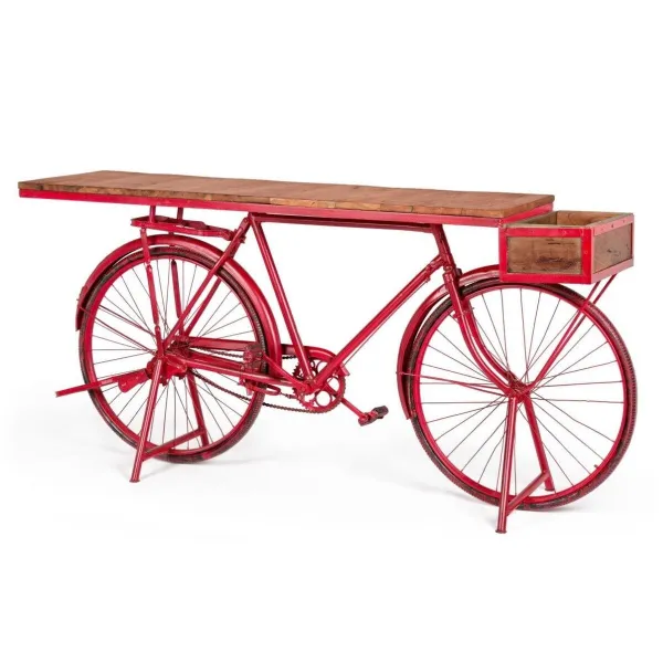 Pelikonsoli Home ESPRIT Ruskea Musta 195 x 40 x 91 cm