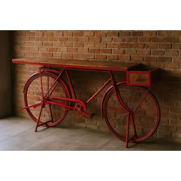 Konsole Home ESPRIT Brūns Melns 195 x 40 x 91 cm