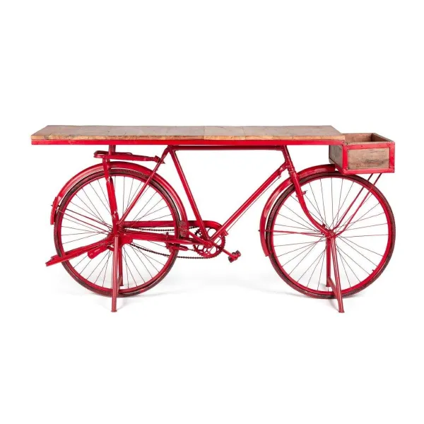 Pelikonsoli Home ESPRIT Ruskea Musta 195 x 40 x 91 cm