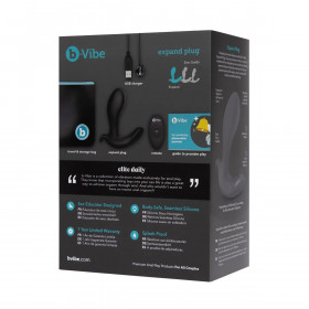 Anal plug B-Vibe EXPAND Black