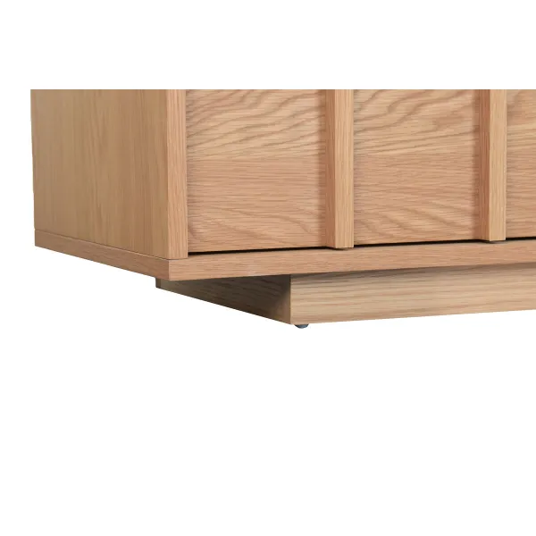 Sivupöytä Home ESPRIT Luonnollinen Puu MDF 200 X 40 X 75 CM