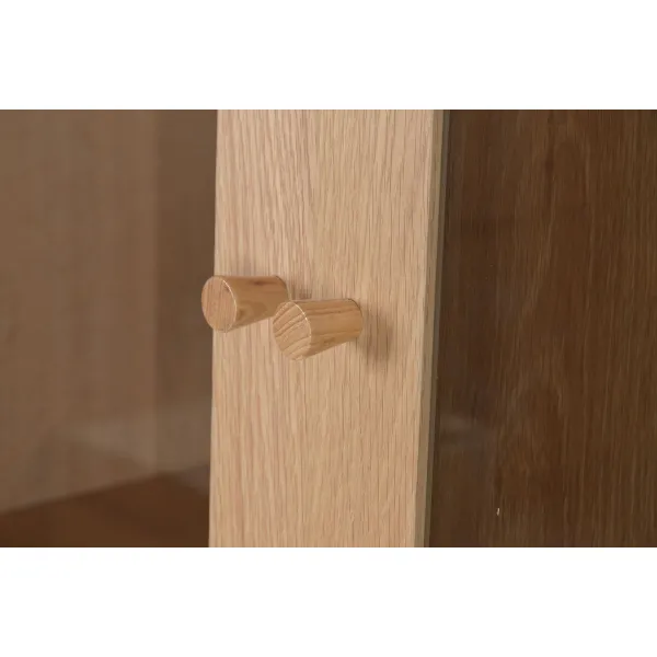 Дисплей-стенд Home ESPRIT Стеклянный Деревянный MDF 100 X 40 X 183 CM