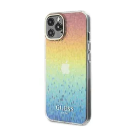 Guess IML Faceted Mirror Disco Iridescent - Case for iPhone 12 / iPhone 12 Pro (Iridescent)