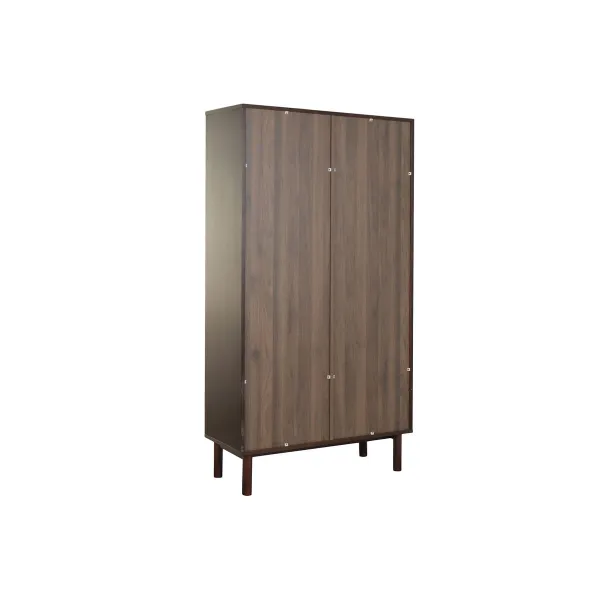 Rhythm stendas Home ESPRIT Stiklas Medžio MDF 100 X 40 X 183 CM