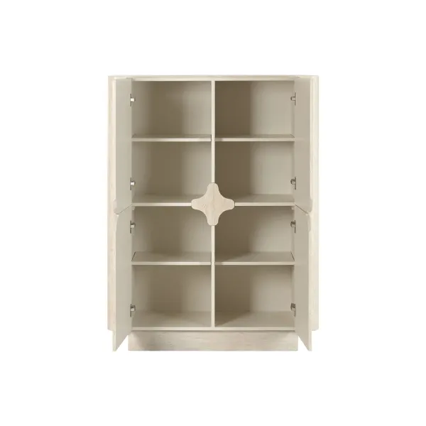 Cupboard Home ESPRIT Beige Wood 100 X 40 X 134 CM