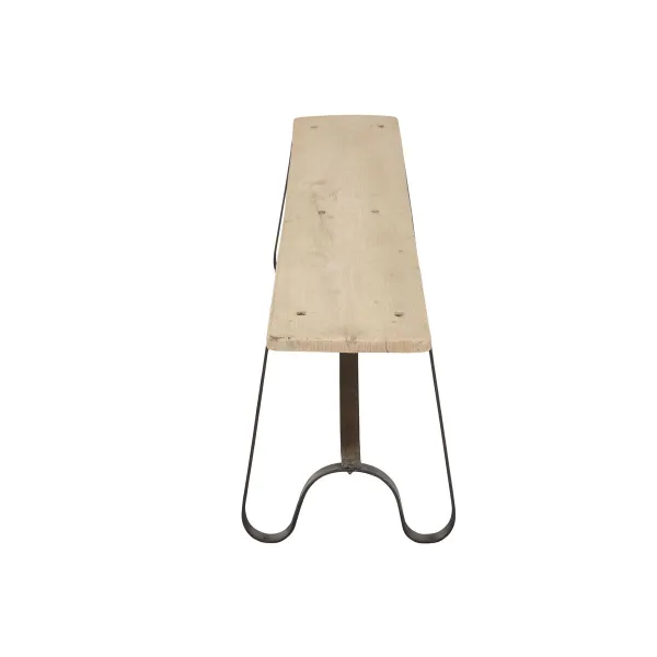 Penkki Home ESPRIT Musta Luonnollinen Rauta tiikki 152 X 41 X 46 CM