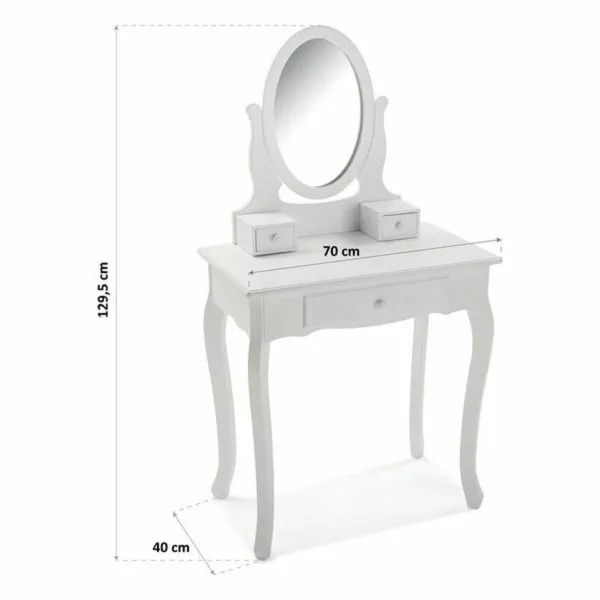 Žaidėjas Versa Veidrodis Medžio MDF (40 x 129,5 x 70 cm)