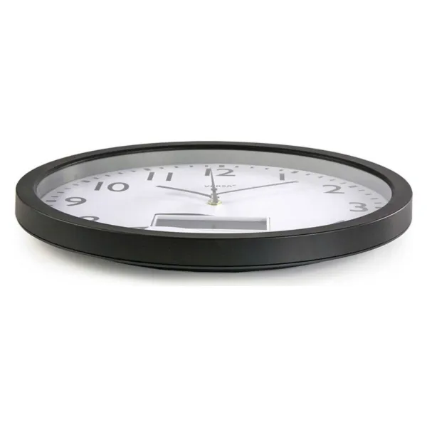 Wall Clock Versa Black Plastic Minimalist 4 x 35 x 35 cm