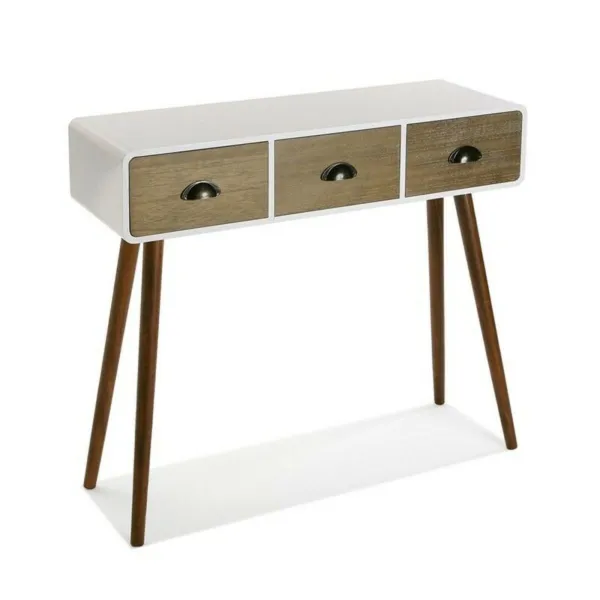 Мебель для прихожей с 3 ящиками Versa 30 x 80,5 x 90 cm 0,3 x 0,805 x 0,9 cm Белый