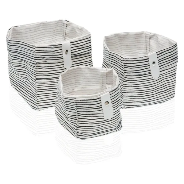 Набор корзин Versa 10 x 10 x 10 cm 14 x 14 x 14 cm 12 x 12 x 12 cm