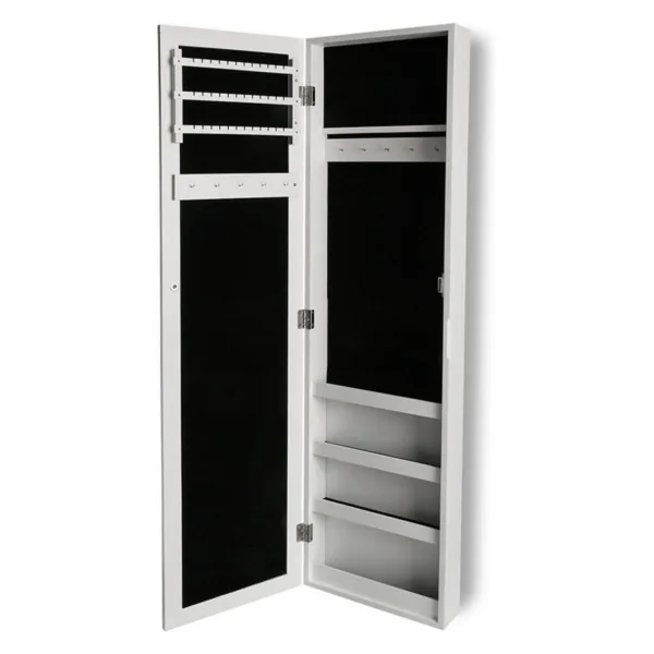 Настенное зеркало Versa Белый Деревянный MDF Минималистичный 10 x 120 x 30 cm