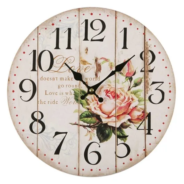 Seinäkello Versa Rosé Metalli (5 x 28 x 28 cm)