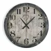 Wall Clock Versa Map World MDF Wood (6,5 x 76,5 x 76,5 cm)