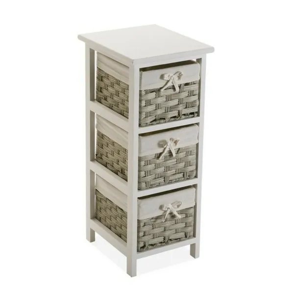 Daugiafunkcinė komoda Versa Pompei 29 x 62 x 25 cm Balta